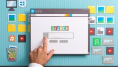 Search engine home page