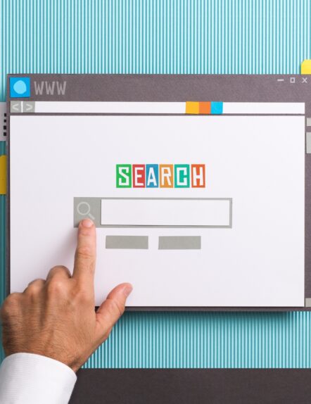 Search engine home page